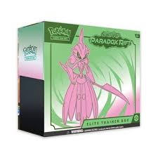 Pokémon Scarlet & Violet Paradox Rift Elite Trainer Box – Roaring Moon OR Iron Valiant