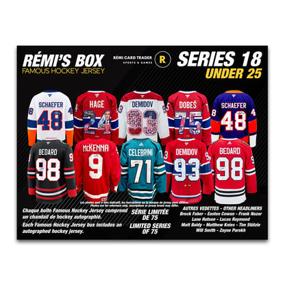 Rémi's Box Famous Hockey Jersey Series 18 - Under 25