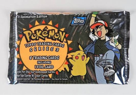 Topps Pokemon TV Series 3 Booster Pack (BOX FRESH)
