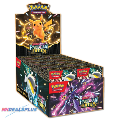 Pokemon Paldean Fates Booster Bundle Display