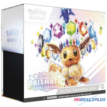 Pokemon Prismatic Evolutions Elite Trainer Box Sealed Case