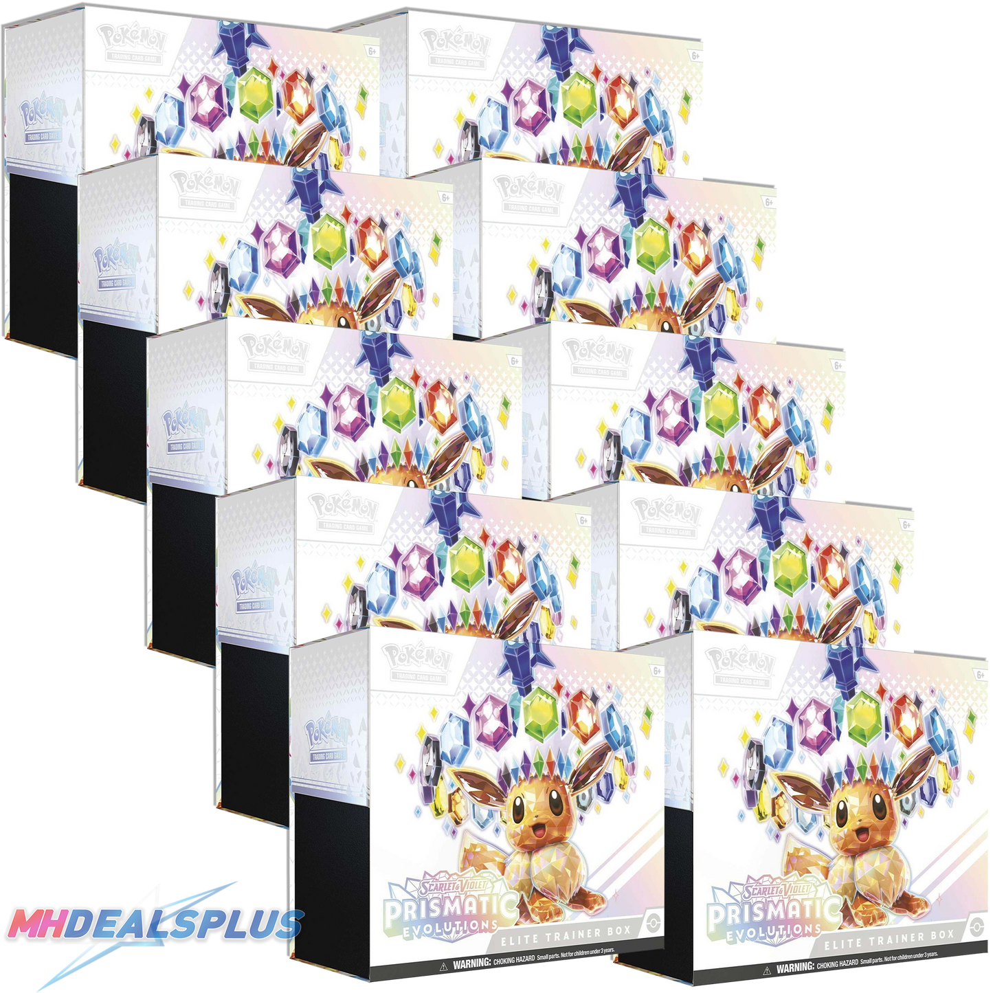 Pokemon Prismatic Evolutions Elite Trainer Box Sealed Case