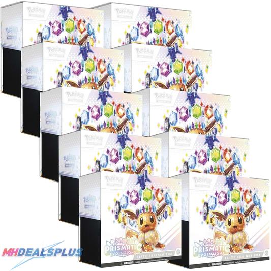 Pokemon Prismatic Evolutions Elite Trainer Box Sealed Case