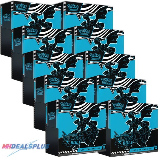 Pokemon Black Bolt Elite Trainer Box Sealed Case