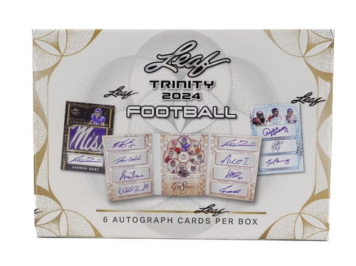 2024 Leaf Trinity Football Hobby Box