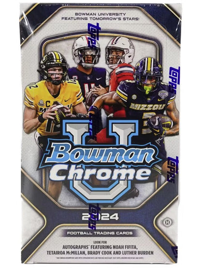 2024 Bowman University Chrome Football Hobby Box