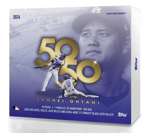 2024 Topps 50/50: Shohei Ohtani Baseball 10-Pack Box