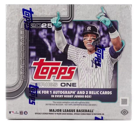 2025 Topps Series 1 Baseball Hobby Jumbo Box
