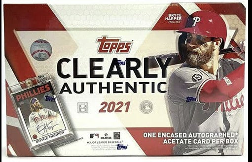 2021 Topps Clearly Authentic Baseball Hobby Box