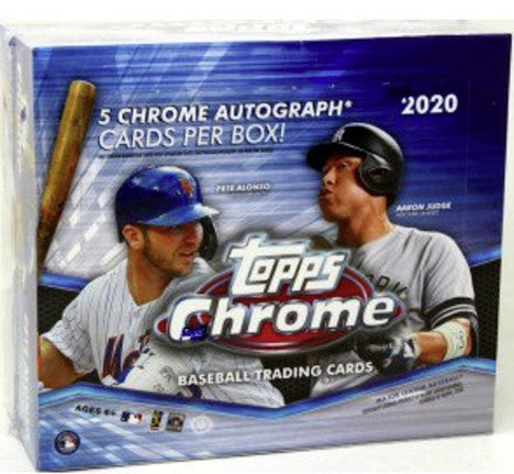 2020 Topps Chrome Baseball Jumbo Box