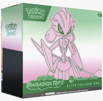 Pokemon Paradox Rift Pokemon Center Elite Trainer Box [Iron Valiant OR Roaring Moon]