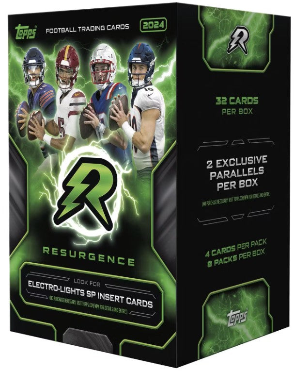 2024 Topps Resurgence Football 8-Pack Blaster 40-Box Case