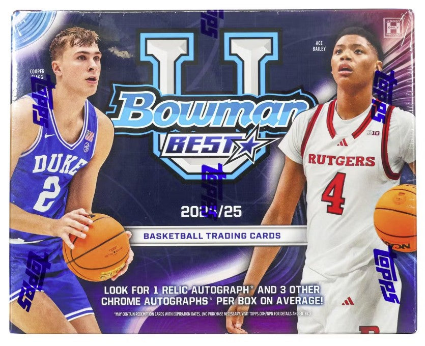2024/25 Bowman University Best Basketball Hobby Box