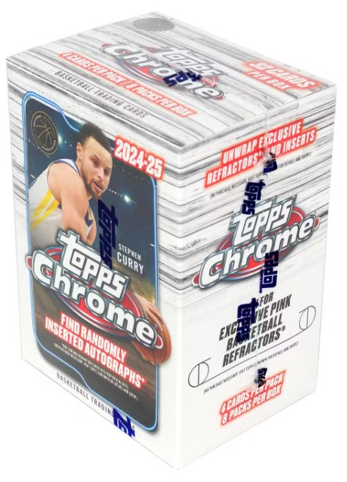 2024/25 Topps Chrome Basketball 8-Pack Blaster 40-Box Case