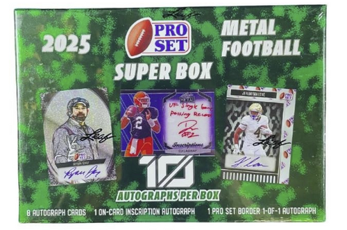 2025 Leaf Pro Set Metal Football Super Box