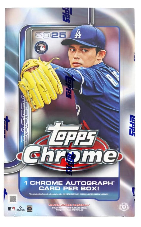 2025 Topps Chrome Baseball Hobby 12-Box Case