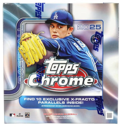 2025 Topps Chrome Baseball Mega 20-Box Case
