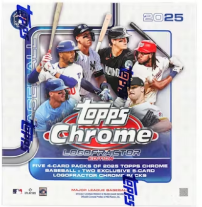2025 Topps Chrome Baseball Logofractor Edition 20-Box Case