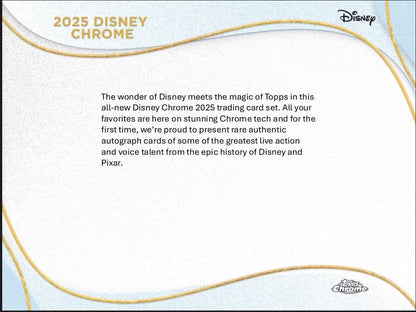 Disney Chrome Hobby Box (Topps 2025)