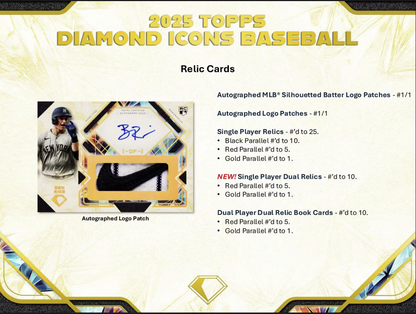 2025 Topps Diamond Icons Baseball Hobby Box