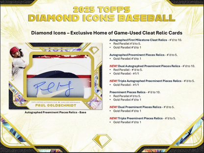 2025 Topps Diamond Icons Baseball Hobby Box