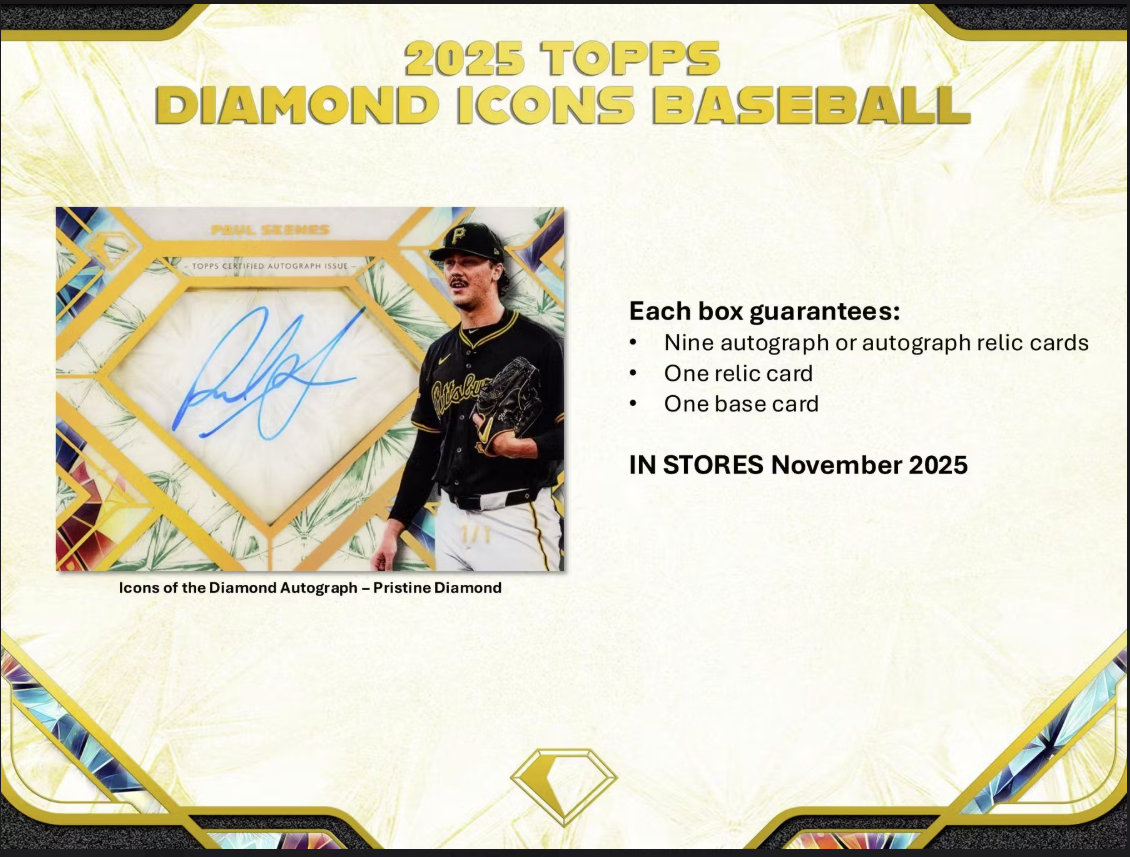 2025 Topps Diamond Icons Baseball Hobby Box