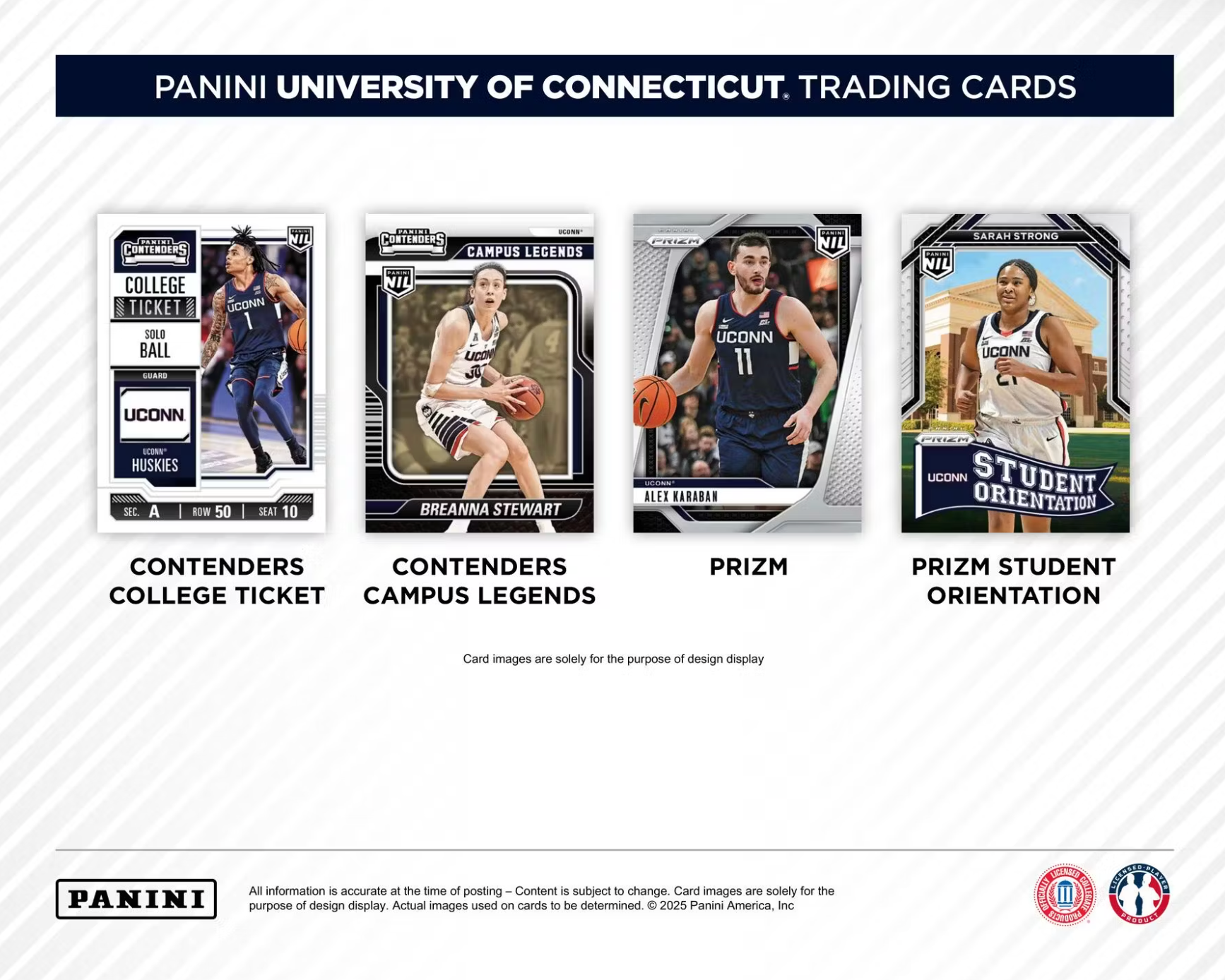 2024/25 Panini UConn Collegiate Basketball Hobby Box