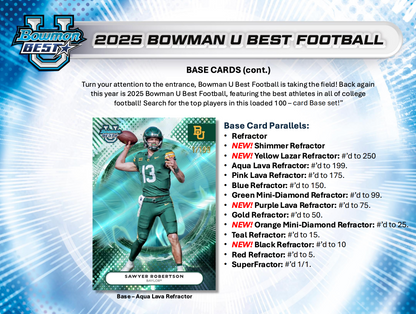2025 Bowman University Best Football Hobby Box