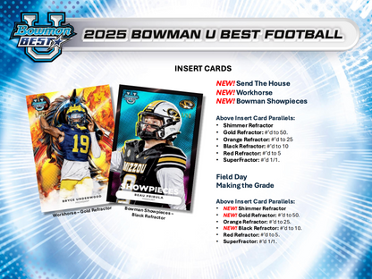 2025 Bowman University Best Football Hobby Box