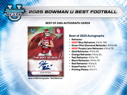 2025 Bowman University Best Football Hobby Box