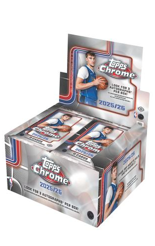 2025/26 Topps Chrome Basketball - First Day Issue Box