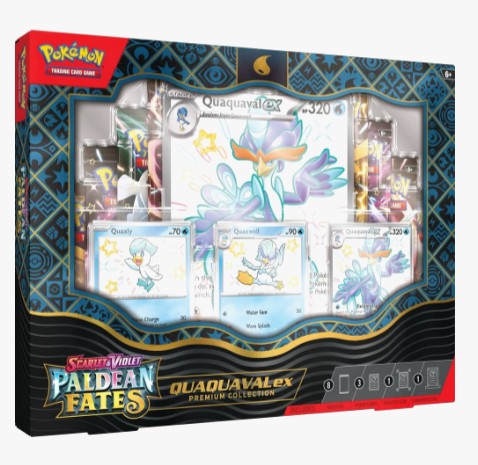 Pokemon Paldean Fates Premium Collection [Quaquaval ex] (Damaged Box)