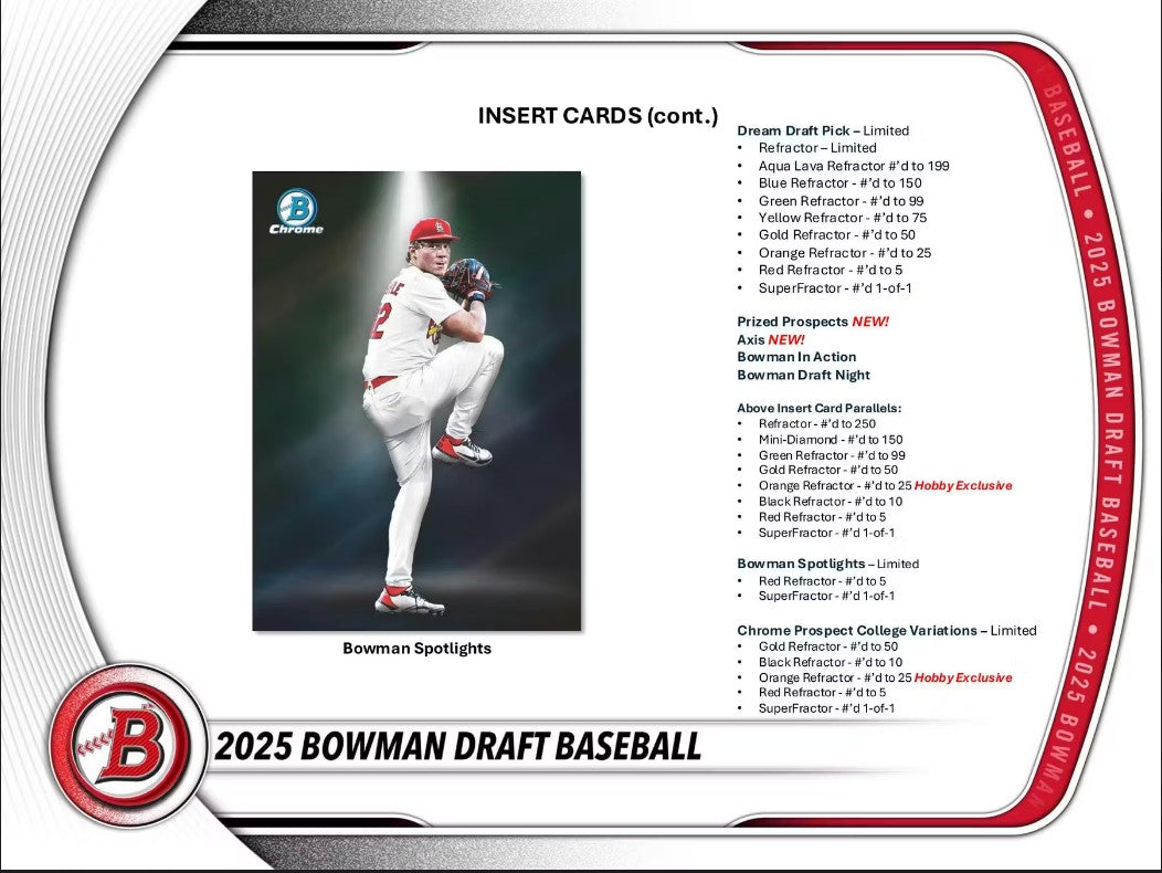 2025 Bowman Draft Baseball Hobby Jumbo Box