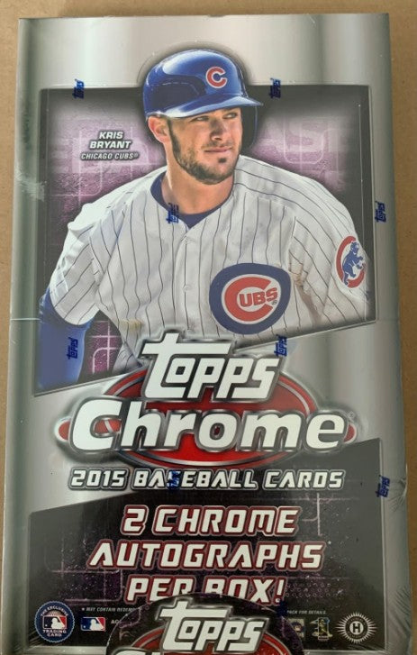 2015 Topps Chrome Hobby Baseball Box