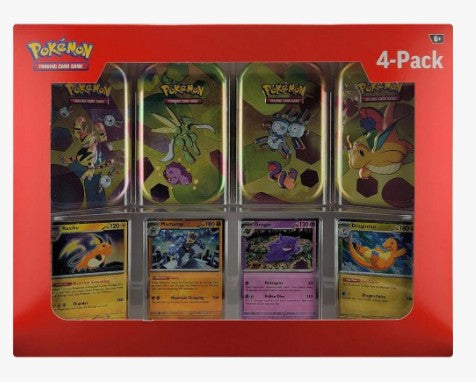 Sam's Club Pokemon 151 (4 Mini Tins + 4 Promo Cards Bundle)