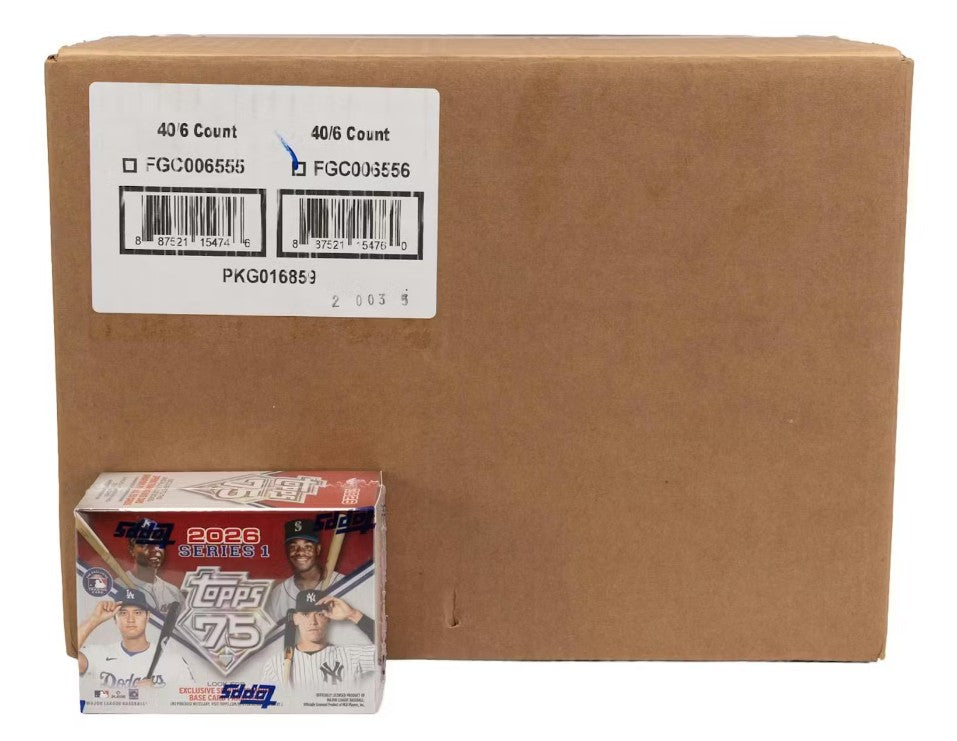 2026 Topps Series 1 Baseball 6-Pack Blaster 40-Box Case