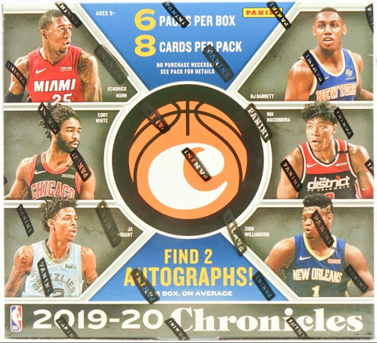 2019/20 Panini Chronicles Basketball Hobby Box