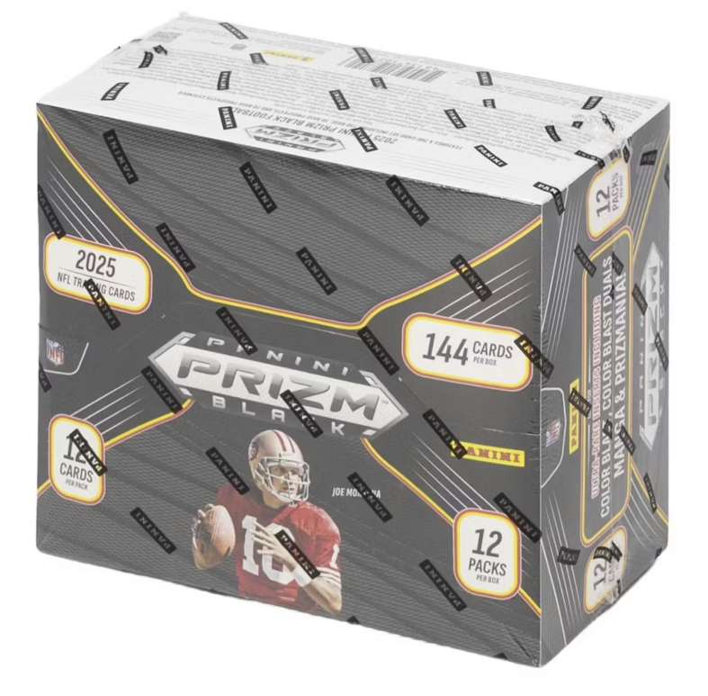 2025 Panini Prizm Black Football Hobby Box