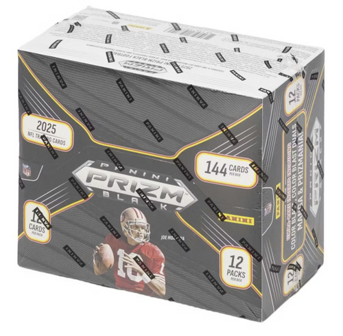 2025 Panini Prizm Black Football Hobby Box