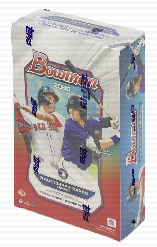 2026 Bowman Baseball Hobby Jumbo Box