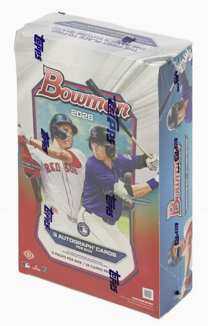 2026 Bowman Baseball Hobby Jumbo Box