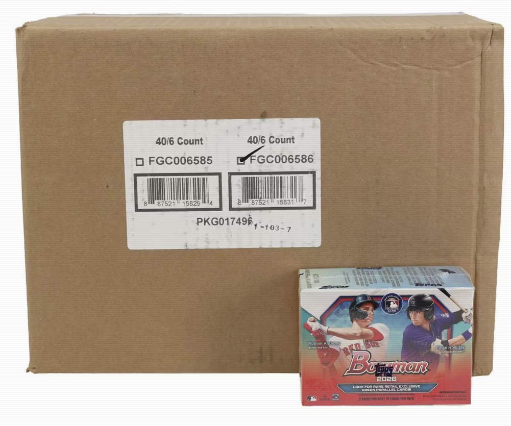 2026 Bowman Baseball Blaster 40-Box Case (Presell)