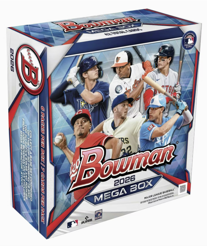 2026 Bowman Baseball Mega 20-Box Case (Presell)