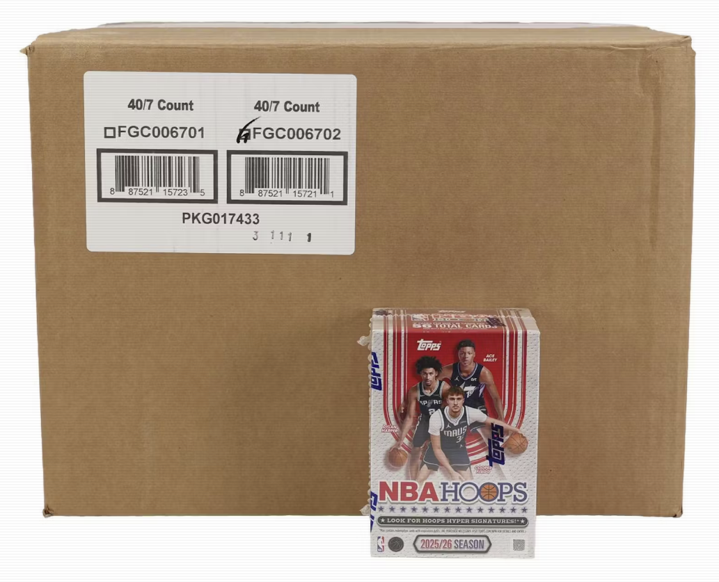 2025/26 Topps Hoops Basketball Blaster 40-Box Case (Presell)