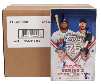 2026 Topps Series 2 Baseball Hobby 12-Box Case (Presell)