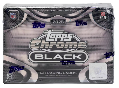 2025 Topps Chrome Black Football Hobby Box
