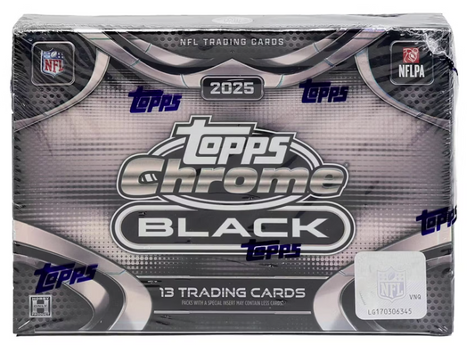 2025 Topps Chrome Black Football Hobby Box