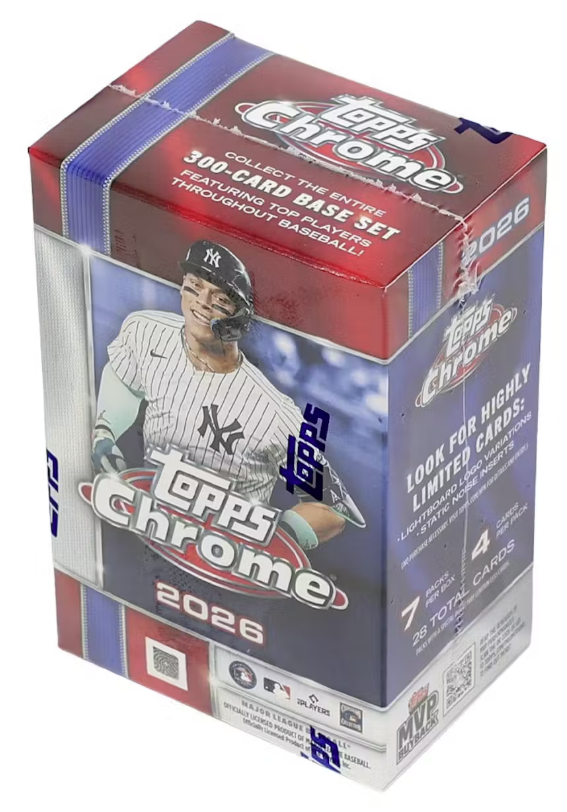 2026 Topps Chrome Baseball Blaster 40-Box Case (Presell)