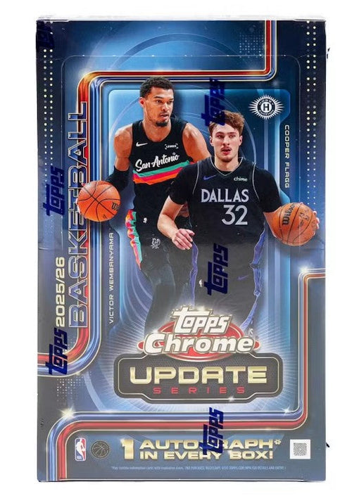 2025/26 Topps Chrome Update Series Basketball Hobby Box (Presell)