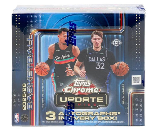 2025/26 Topps Chrome Update Series Basketball Hobby Jumbo Box